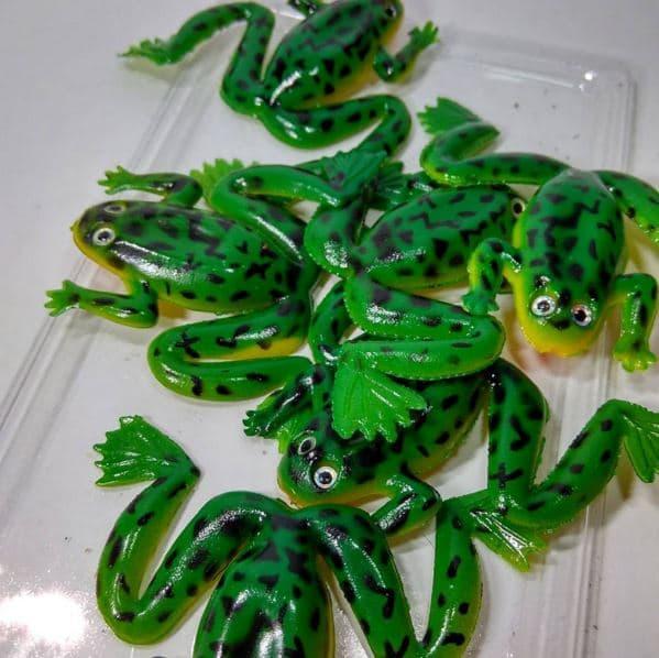 ASLI!!! soft bait umpan lunak pancing ikan buatan katak mancing lure kodok - AoVoHb