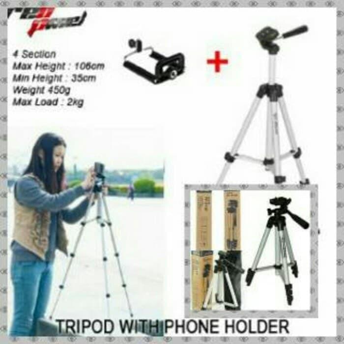 Tripod Profesional WT-3110A 1M + Holder U