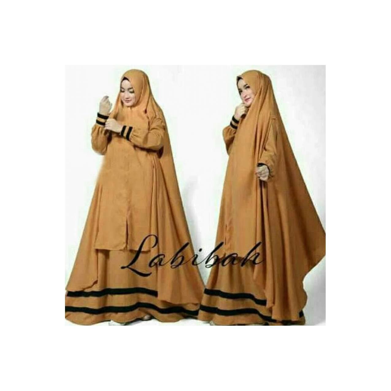 BAJU MUSLIM WANITA MERK BAJU BUSANA MUSLIM GAMIS LABIBAH SYAR'I