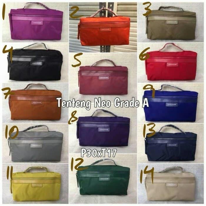 Best Top Seller!! Tas Longchamp Pouch Neo Uk L Besar - ready stock