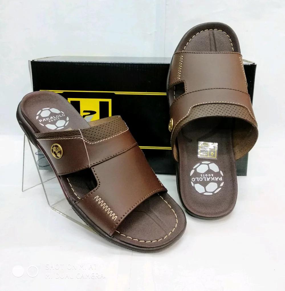 Sandal Kulit Pakalolo N0935 - Brown