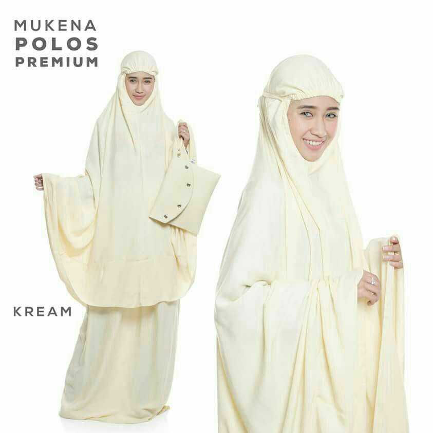 Ukhuwah Mukena Bali Terusan Rossa - Krem