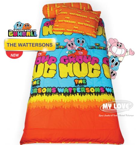 Sprei My Love 120x200 Wattersons Gumball ( Single size ) Exclusive