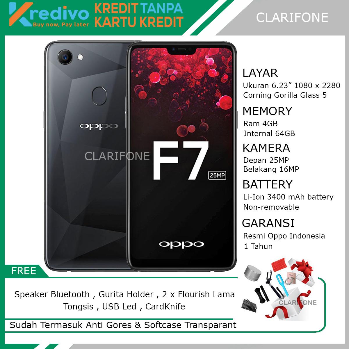 OPPO F7 SMARTPHONE 4GB/64GB - GARANSI RESMI