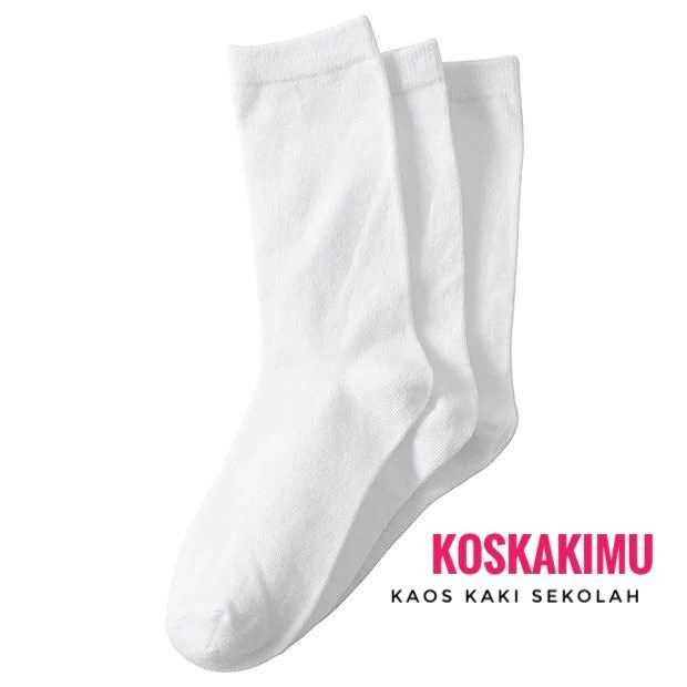 Kaos Kaki Anak Sekolah Putih Polos (SD-SMP-SMA) | Man