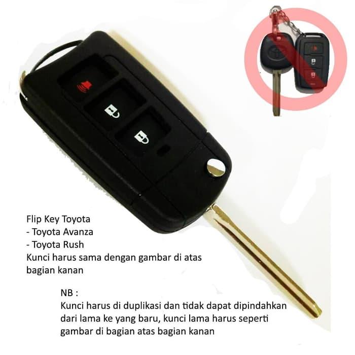 casing kunci lipat all new avanza hitam