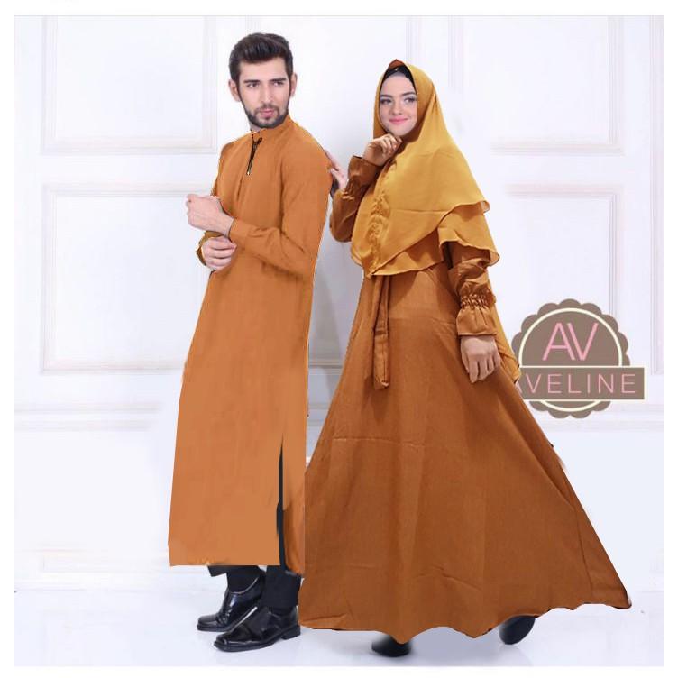 couple hamid ada 4warna sarimbit (abu tanpa khimar)