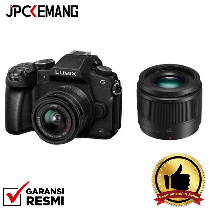 Panasonic Lumix DMC-G85 kit 14-42mm + Panasonic 25mm f/1.7 jpckemang GARANSI RESMI