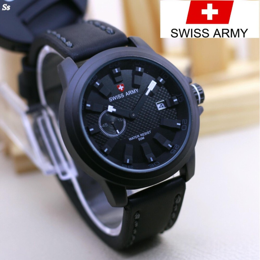 Jam Tangan Swiss Army Pria Original JAM TANGAN PRIA SWISS ARMY KEREN SIMPEL BERKUALITAS