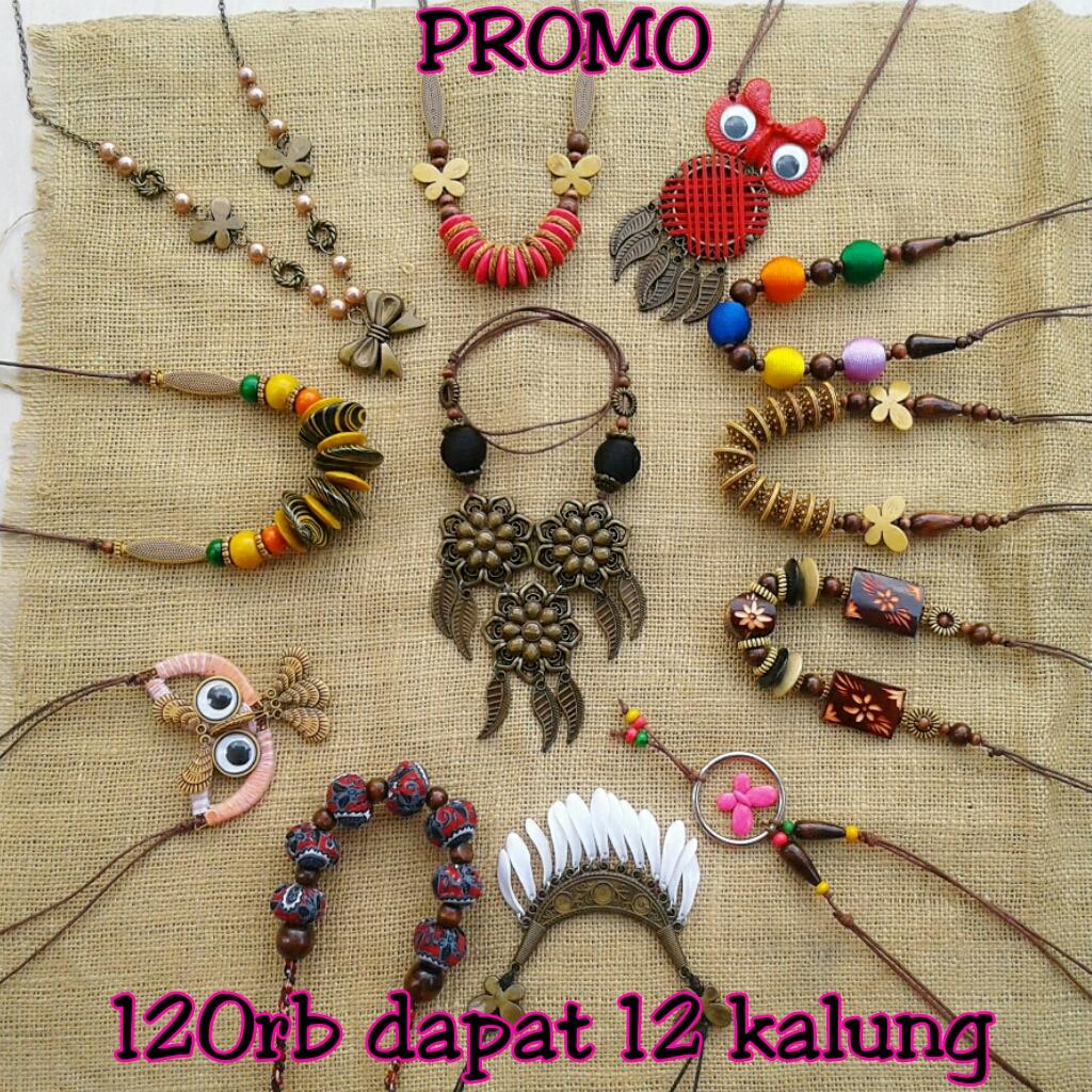 Handmade Nandhut Paket Kalung Kayu Murah Jogja 10