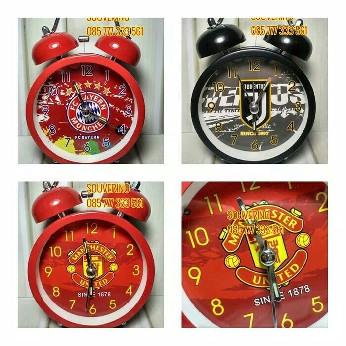 Jam Alarm - Jam Weker Bunyi Nyaring Kencang - Model Klub Bola Dunia - BARCELONA
