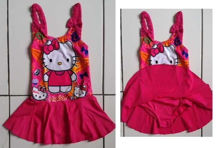 ASLI!!! RNKD36 - Baju Renang Tanktop Anak Hello Kitty Star - tBWDqc