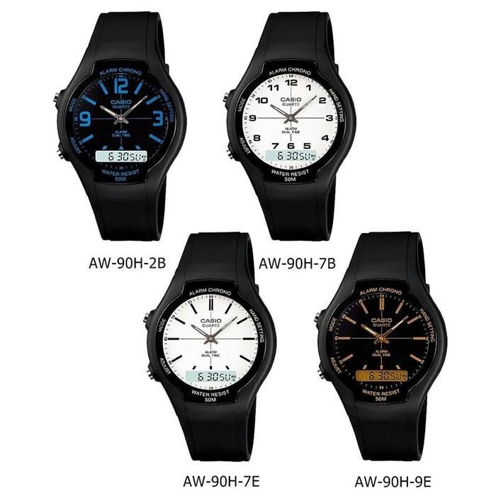 Jam Tangan Pria / Wanita Casio Aw 90H Aw 90 Original Garansi Resmi - Zpyr5o