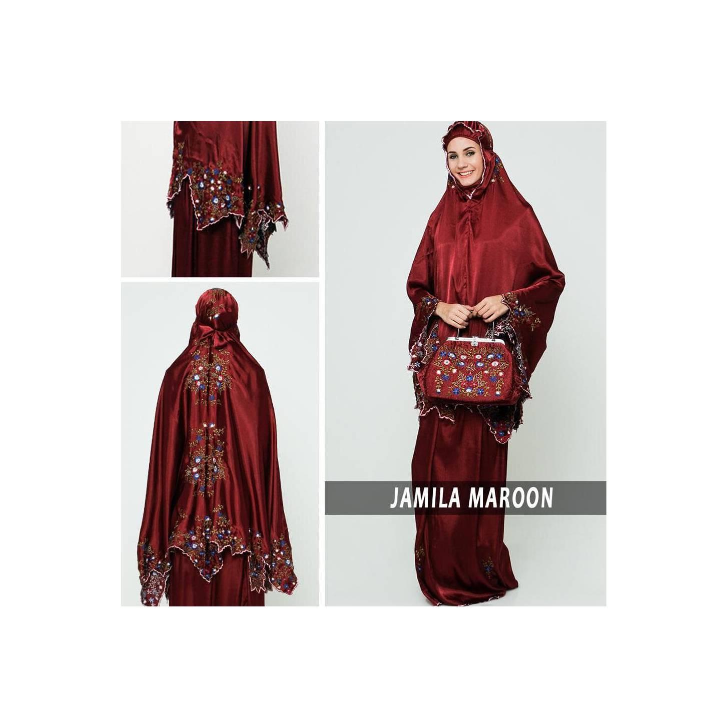 Ukhuwah Mukena Jamila Maroon