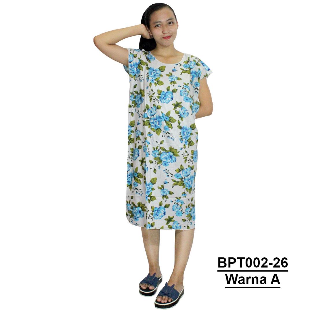 Midi, Daster Midi, Dress Santai, Baju Tidur, Piyama, Atasan Batik (BPT002-26) Batik Allhadi 