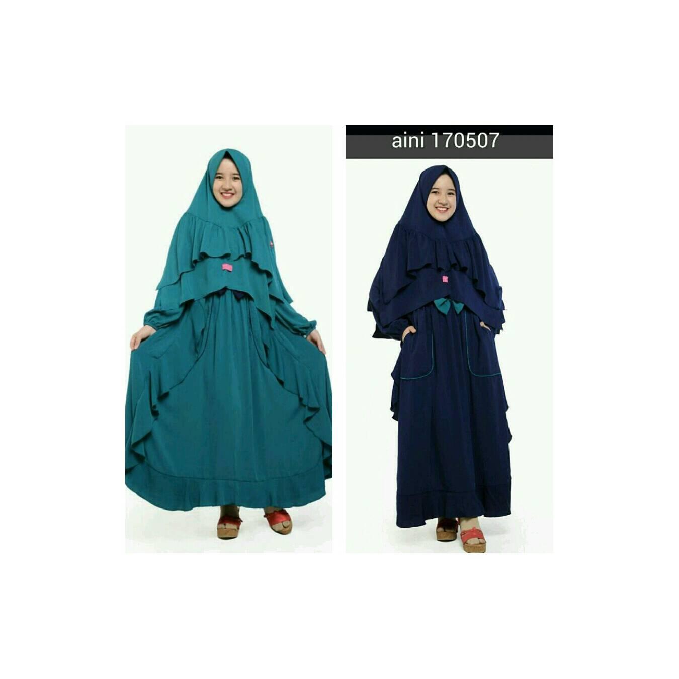 GAMIS ANAK AINI SYARI 170507 SIZE 2,4,6 TAHUN BAJU MUSLIM ANAK