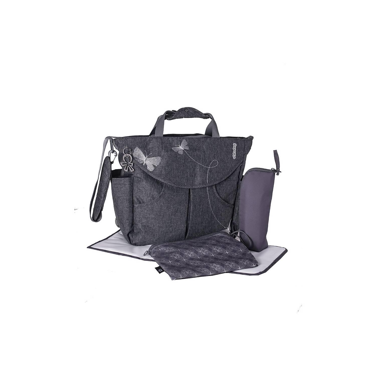 Okiedog Sumo Papillon Grey Tas Bayi