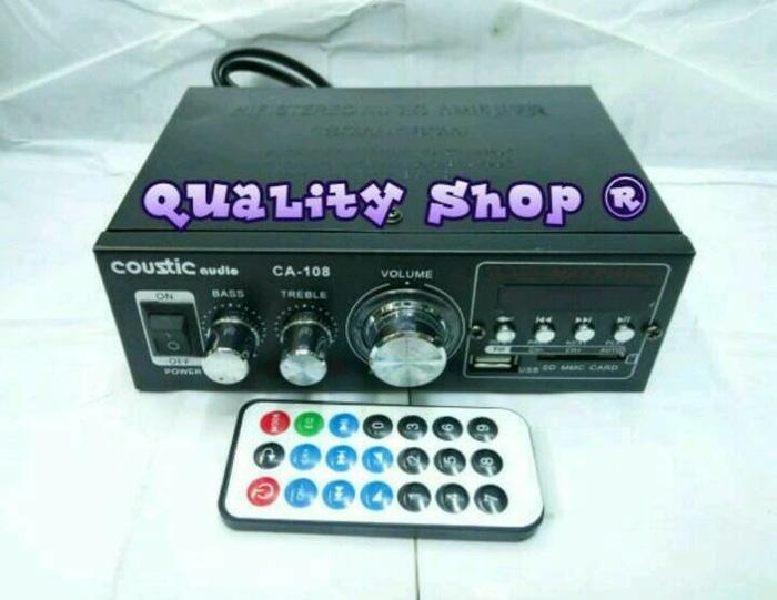 ORIGINAL ampli mini coustic ca-108 AC/DC 4 channel