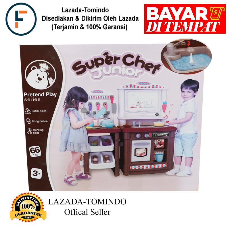 Tomindo Super Chef Junior BROWN / mainan anak / mainan dapur / mainan masak masakan / mainan anak laki / mainan anak perempuan