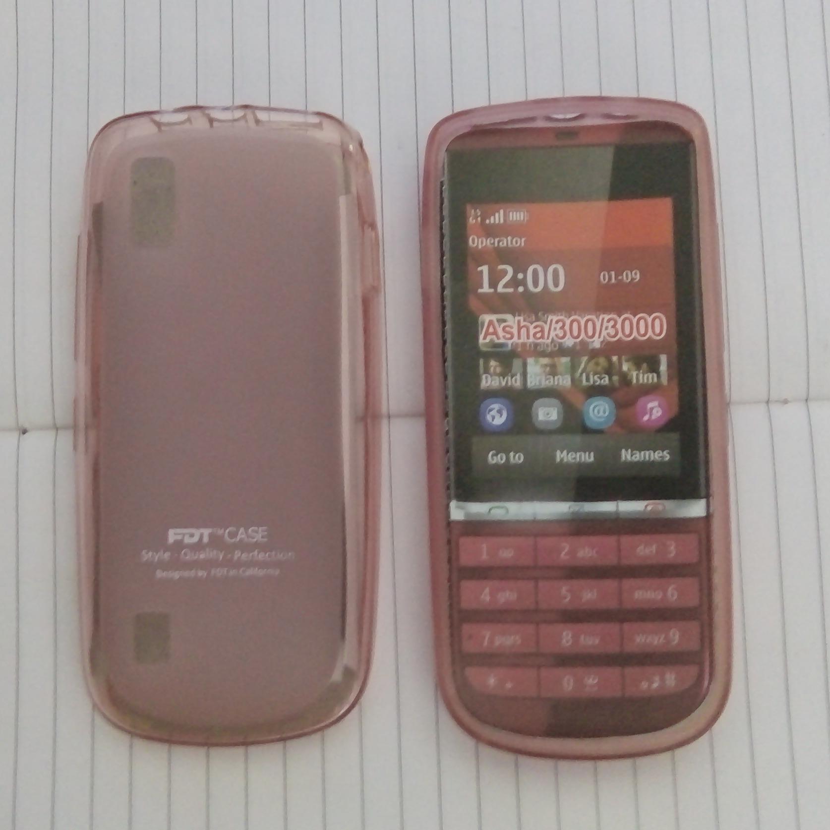 Silikon Jelly Case Nokia Asha 300 Soft Case Soft Cover Kondom Silicon Jeli Asa N300
