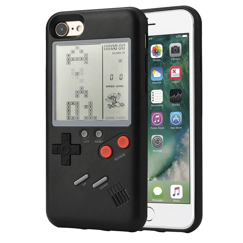 Lb Kreatif Retro Tetris Klasik Penutup Konsol Permainan Cover UNTUK iPhone 6/6 S, 6/6 S PLUS 7/8 7/8 Plus (Tanpa Baterai) Model: Iphone 7 Plus