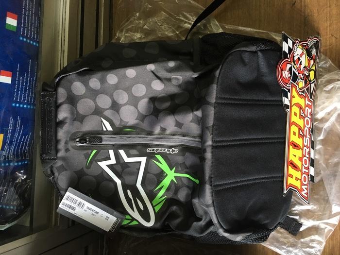 Hot Item!! Tas Punggung Alpinestar Original Italy Black Grey Type Performer - ready stock