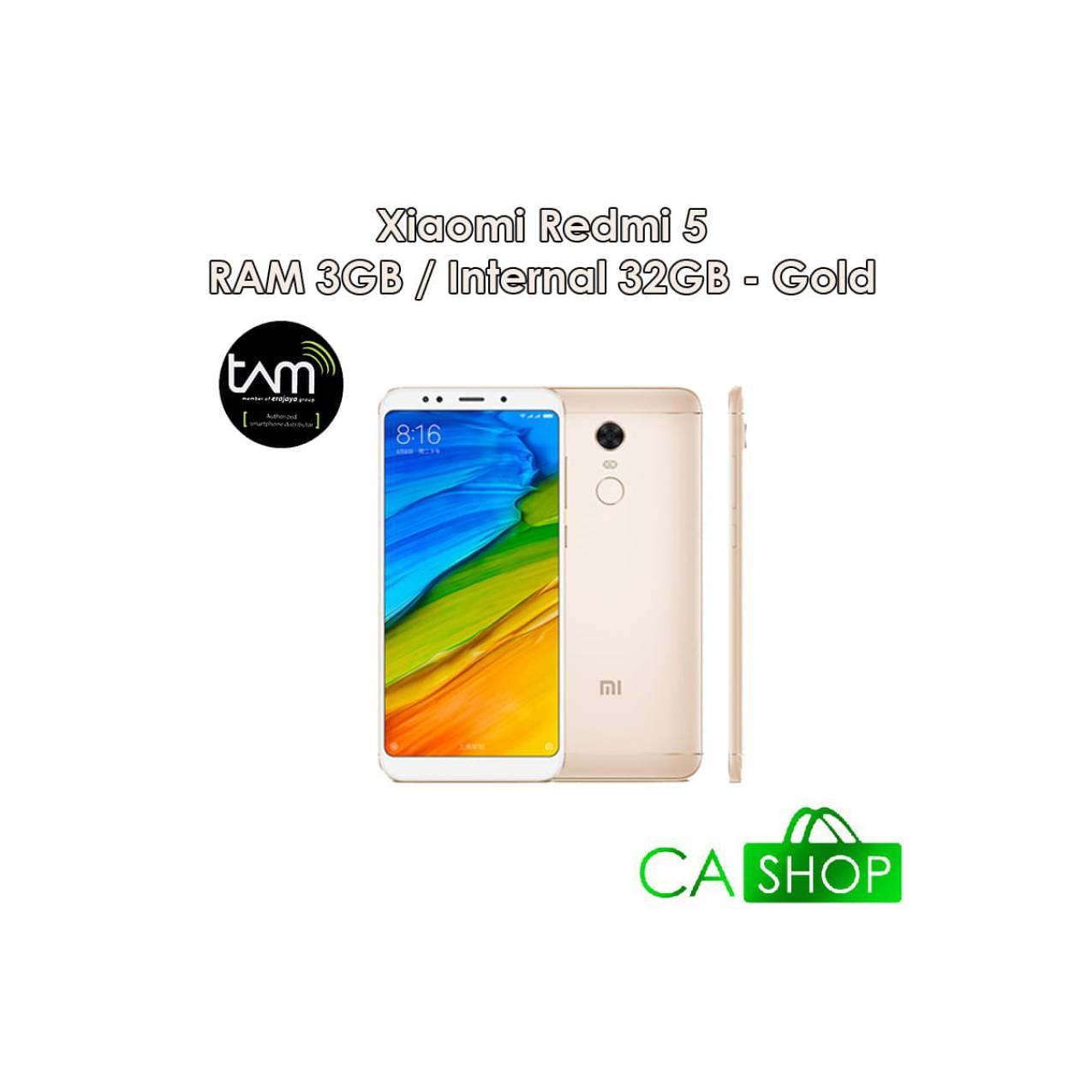Xiaomi Redmi 5 32GB - Gold - Baru NEW - Resmi TAM