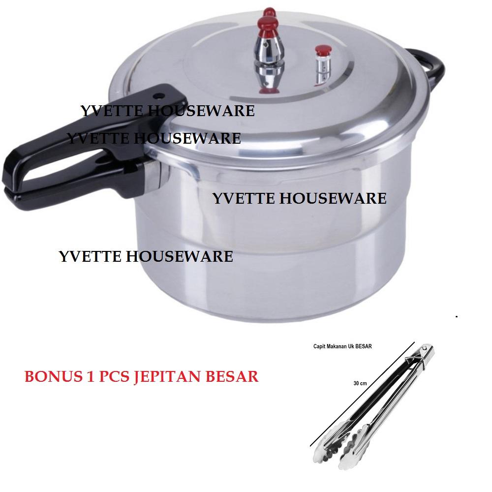 Panci Presto Trisonic / Omicko Preasure Cooker - 8 L + FREE - BONUS Jepitan Panjang