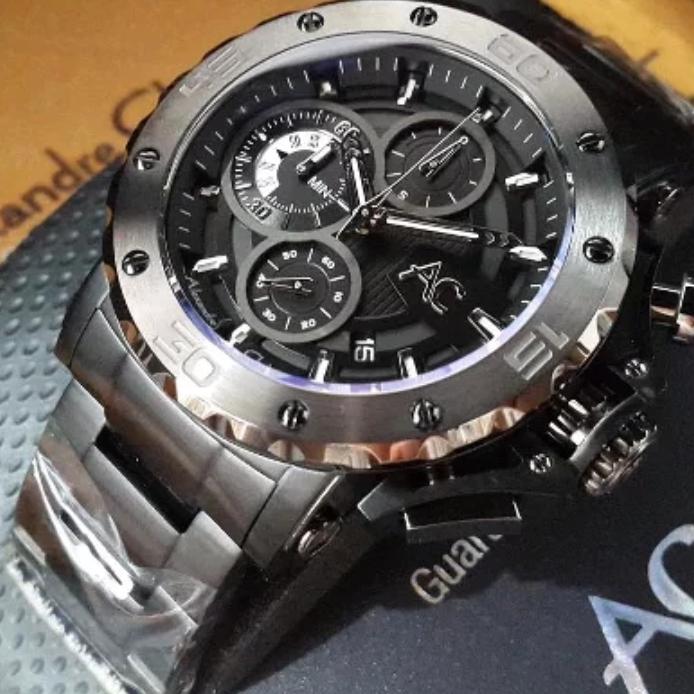 Jam Tangan Alexandre Christie AC9205 MC Black