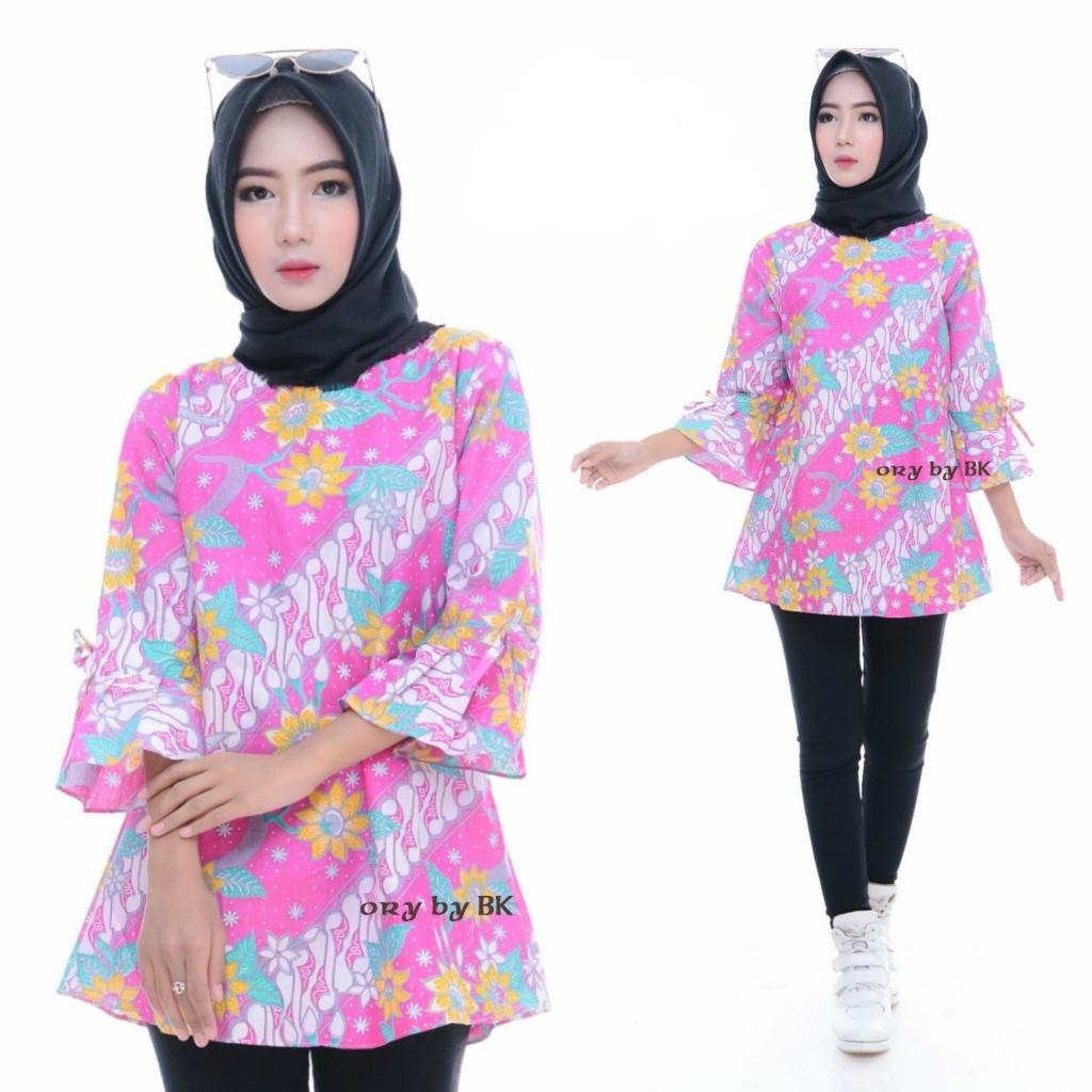 Blouse / Baju Batik / Blouse Batik / Blouse Batik Trendy / Blouse Batik Modern / Atasan Batik Wanita / Blus Batik Murah / Blouse Batik Prang Sofie