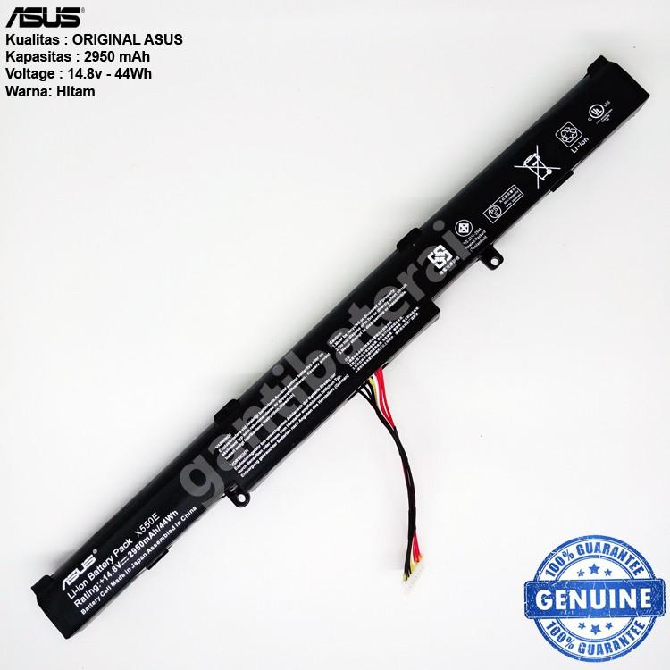 Baterai Asus X550 X550E X550D X550DP X550Z X450 X450J X450JN X450JF A450J A41-X550E Original Variasi Tidak Ada
