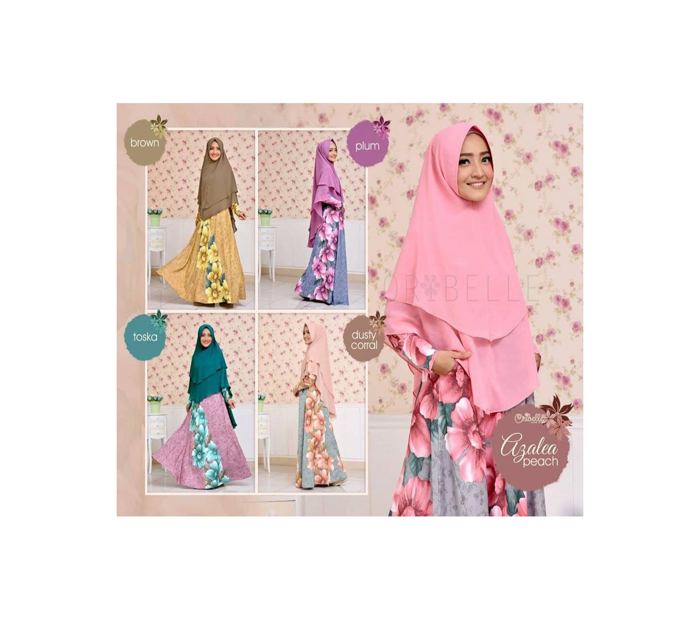 gamis Azalea oribelle gamis lyra virna syari khimar dua layer