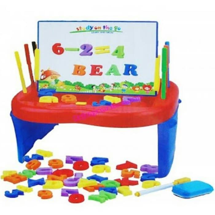 Drawing Board Art Desk Kecil / Mainan Anak / Kerajinan Tangan Anak / Papan Tulis Anak