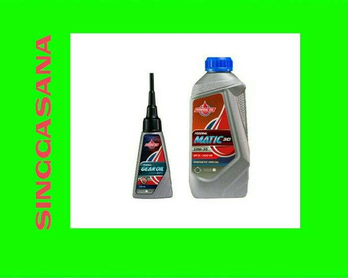 OLI MESIN MATIC FEDERAL 0 8L OLI GEAR FEDERAL 120L Terlaris