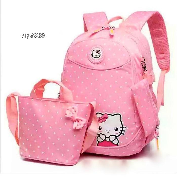 Tas Ransel Hello kitty / anak sekolah 3in1 termurah handmade bandung