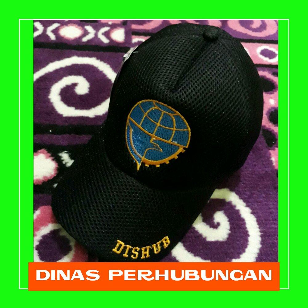 Topi jaring bordir DISHUB Dinas perhubungan di lapak Fashion depok bahrudin_tanjung
