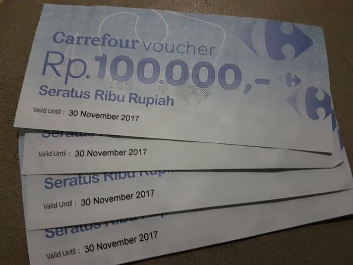 Promo Voucher Carefour 100rb original