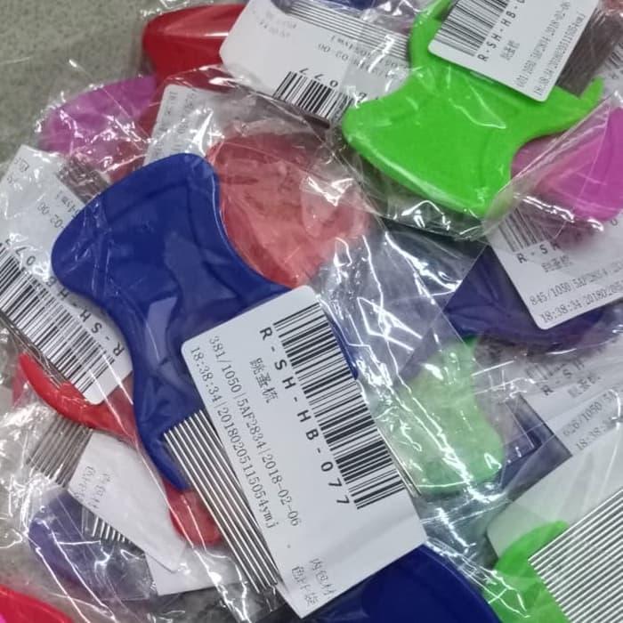 Sisir Kutu Serit Rambut Ketombe Gagang Plastik Serit Besi Logam Rapat Awet Termurah - Sisir Serit ketombe - Sisir Kutu dan Telur - Sisir Serit Anti Kutu - Sisir Kutu Ajaib - Sisir Penghilang Kutu - Sisir Kutu Kucing - Sisir Kutu Anjing