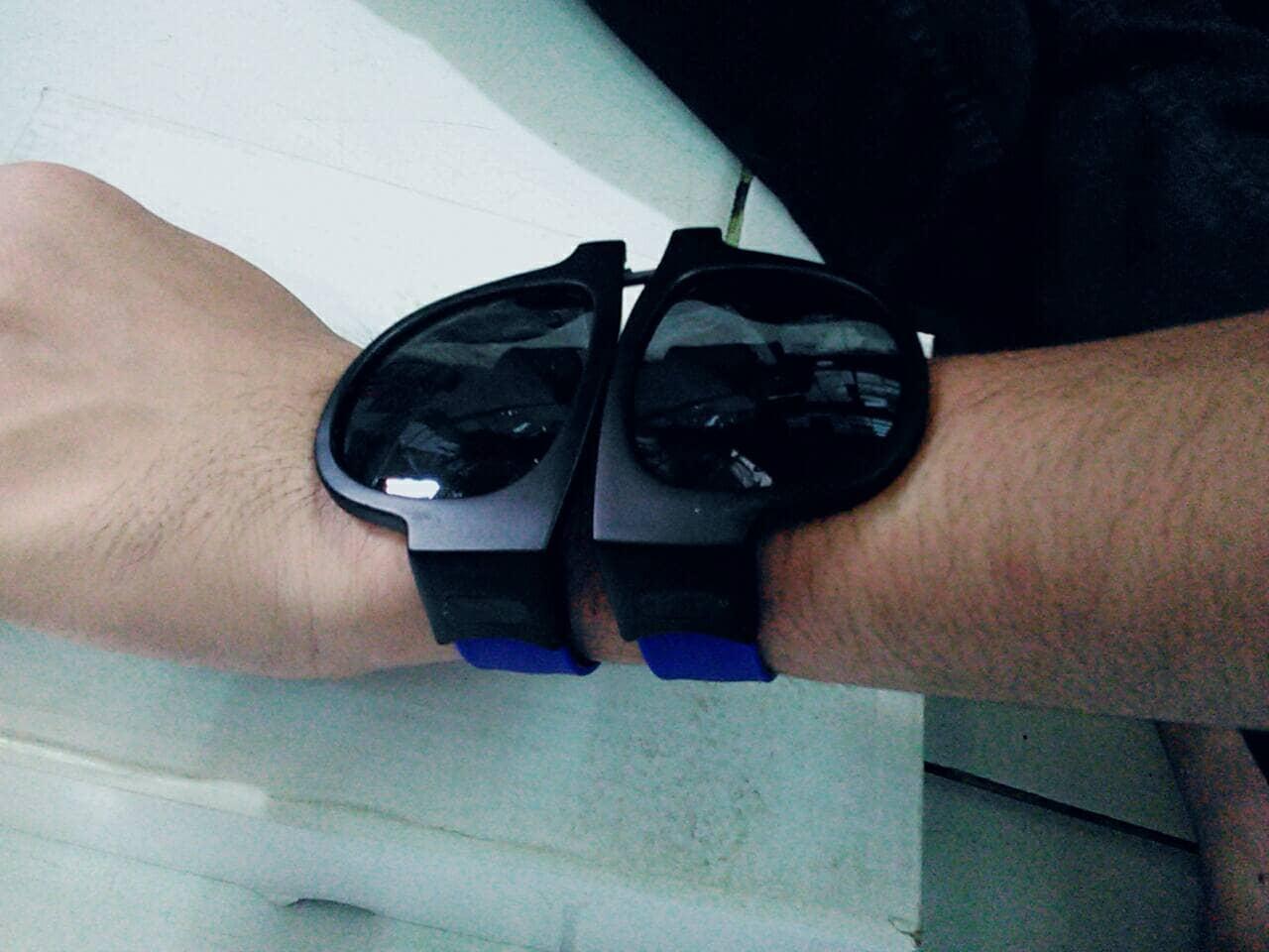 kacamata lipat antik bisa di buat gelang/kacamata pantai/ lensa hitam