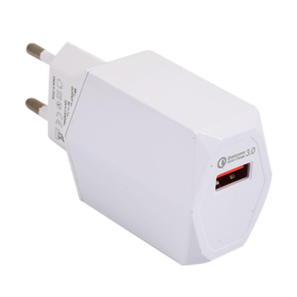 Etouchl Charger Dinding Charger Tahan Lama Pengisi Daya EU QC 3.0 Digital Kamera Ponsel untuk iPhone/Samsung