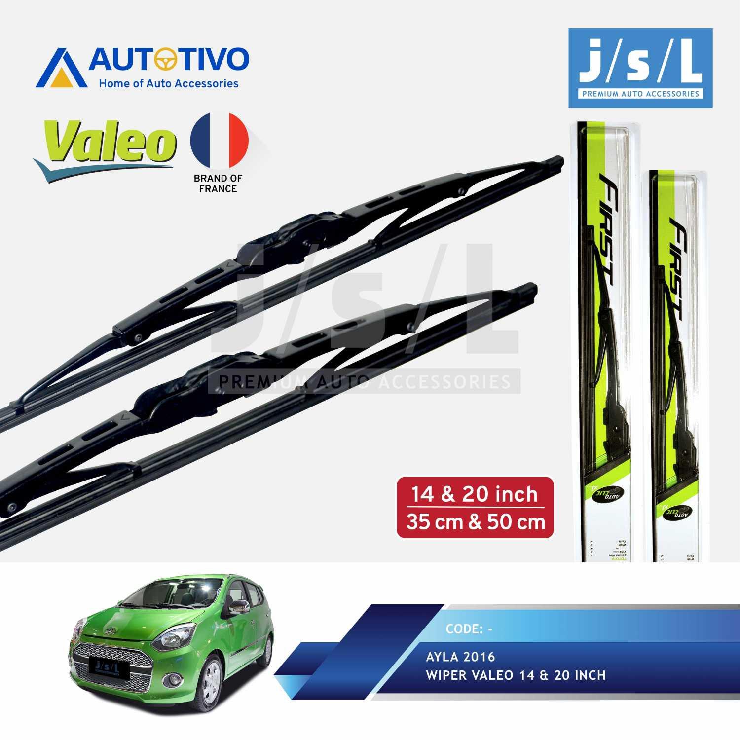 Daihatsu Ayla Wiper Aksesoris Mobil Valeo (2 Pcs Kiri Kanan) 14