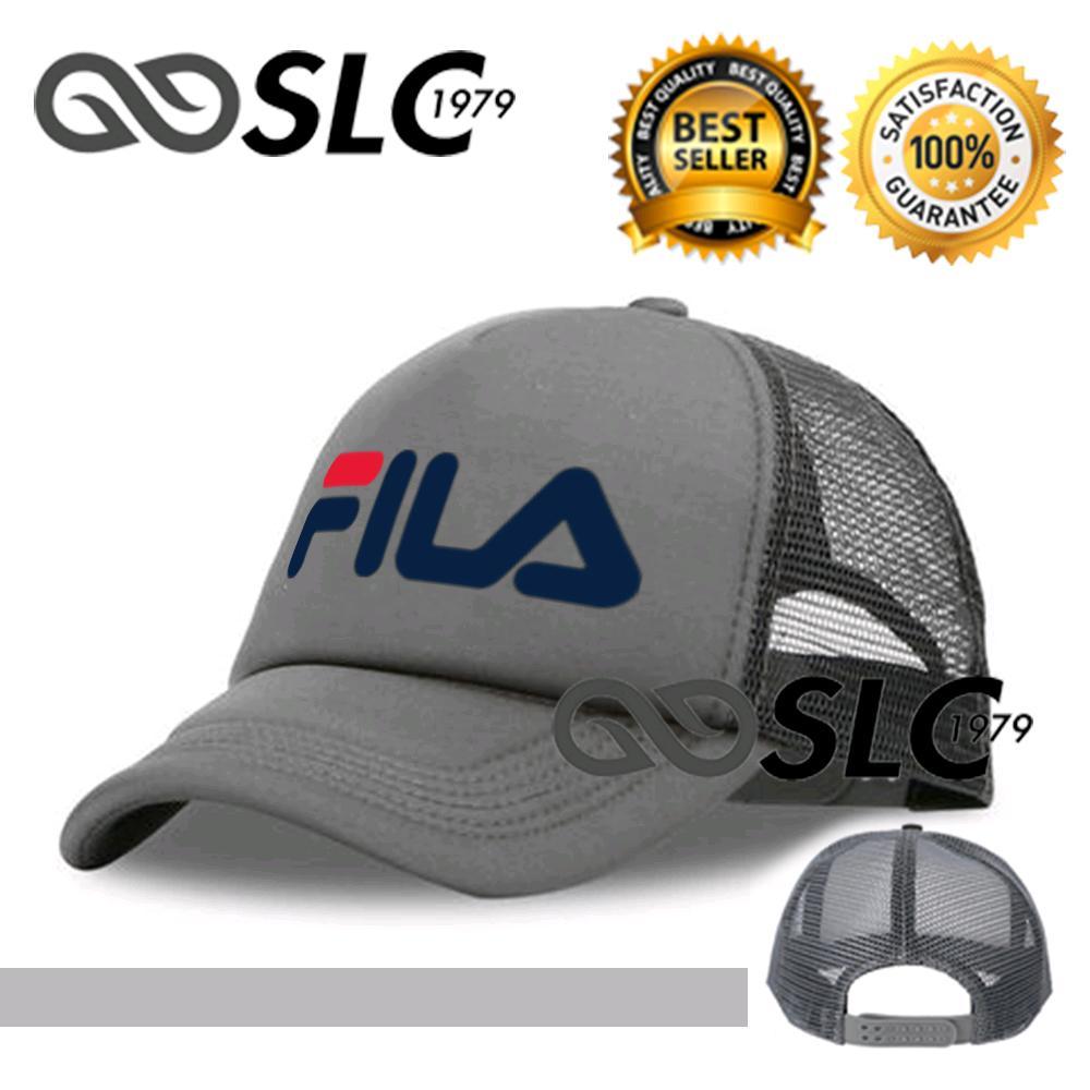 TOPI JARING TRUCKER FILA ABU ABU TERMURAH 7M5 - SLC