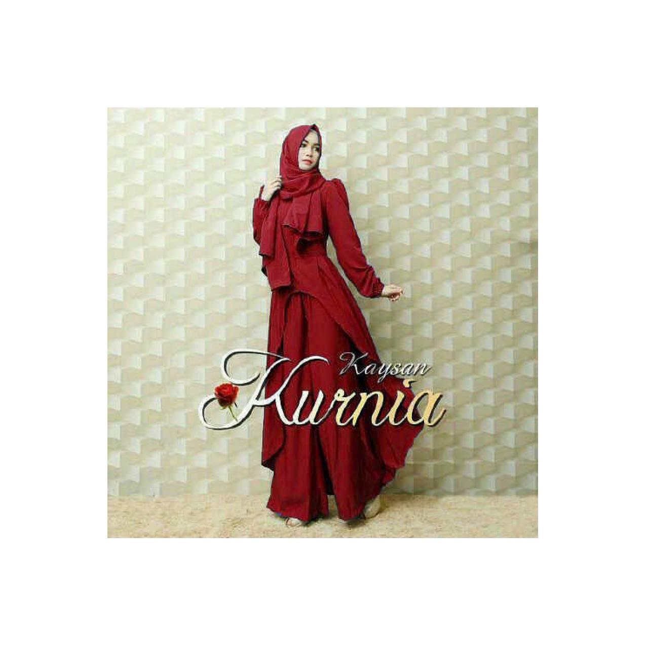 I/01/519 Kurnia Syari ( Ready hitam dan maroon )