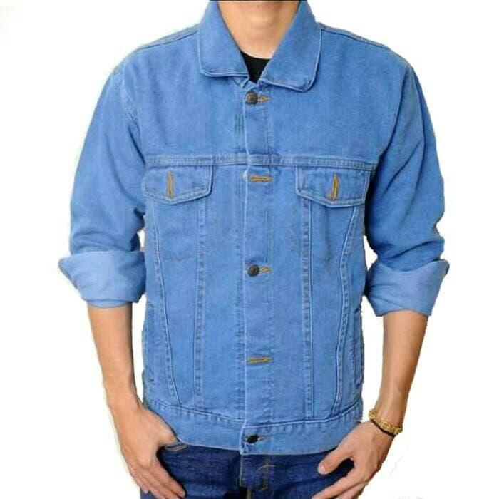 TERLARIS Jaket Jeans Levis Biru Telur Asin - Bioblitz - Biru Muda - Biru Langit