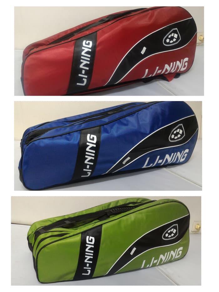 HARGA DISKON!!! Tas Badminton Raket Lining 3 sleting - kW9OiS