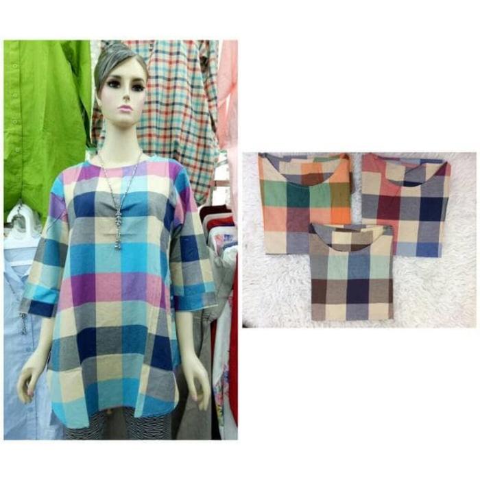 Hot Promo CLLAIRE Baju Tunik Blus Gamis Kemeja Pendek Grosir