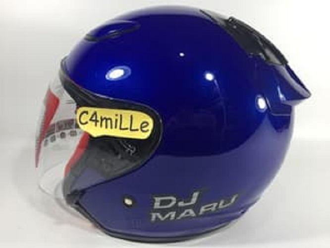 Helm KYT DJ Maru Deep Blue / biru