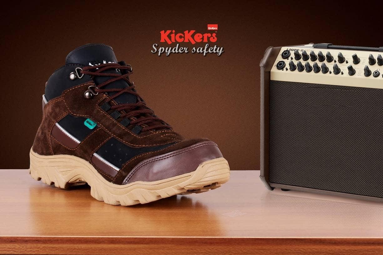 Bestseller Promo Gratis Kaos Kaki Sepatu Boots KIckers Spider Safety Harga Grosir Gudang Fashion