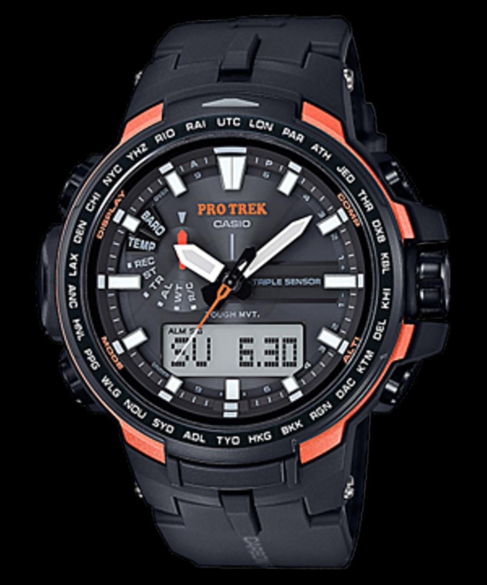 Casio Protrek Original Prw-6100y-1d JAM TANGAN PRIA TRIPLE SENSOR MMBKL
