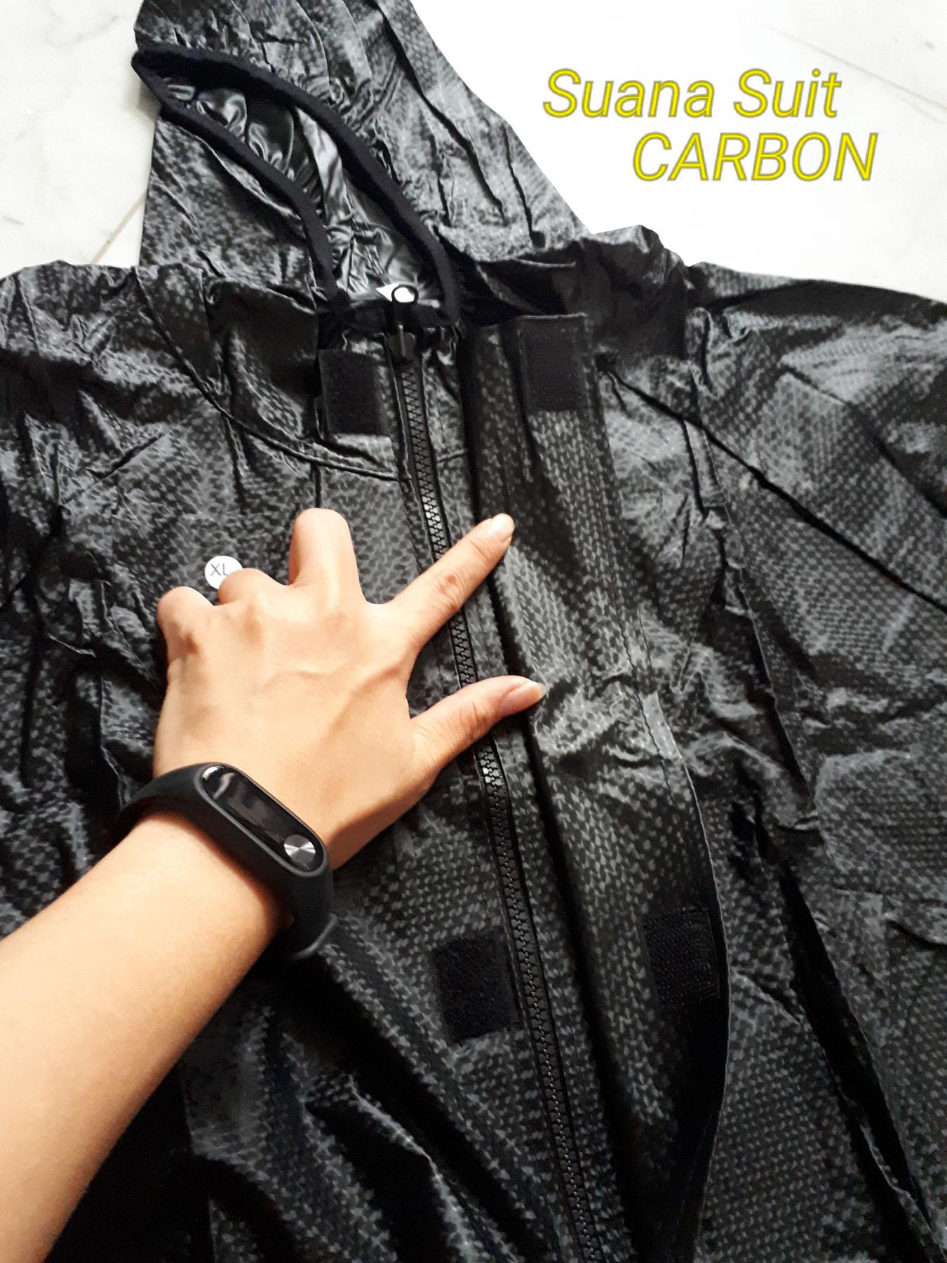 FOX-Sauna Suit PREMIUM CARBON/Baju Sauna KARBON/ Made In Taiwan/Jaket Celana SAUNA KARBON/BAJU PEMBAKAR LEMAK/SAUNA SUIT JUMBO BAKAR EXTRA KALORI BERKUALITAS